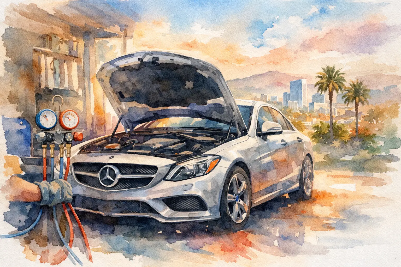 Mercedes AC Repair Guide for Silicon Valley