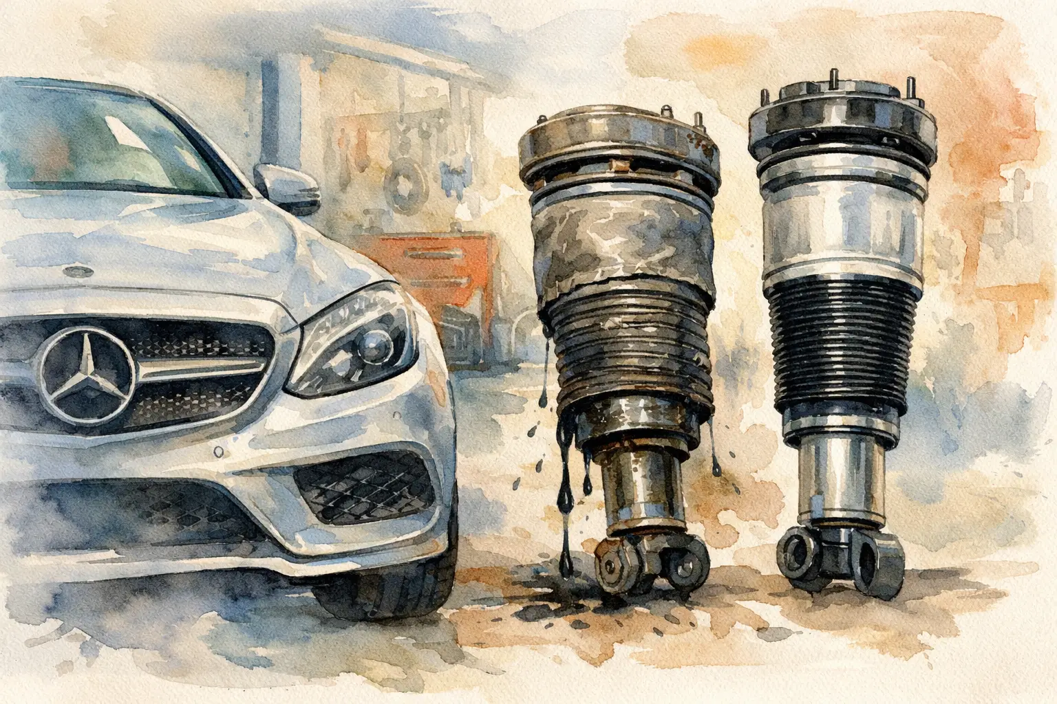 Airmatic Repair vs Replacement for Mercedes