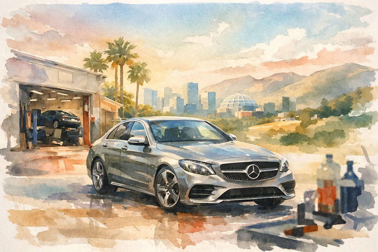 Mercedes Annual Service Guide for Silicon Valley