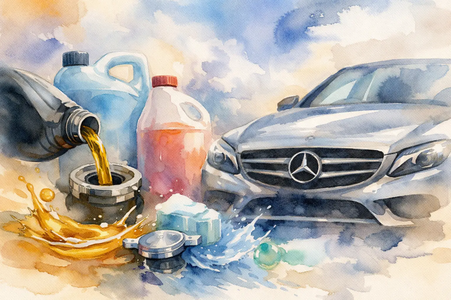 Best Fluids for Mercedes Engines and Their Specs