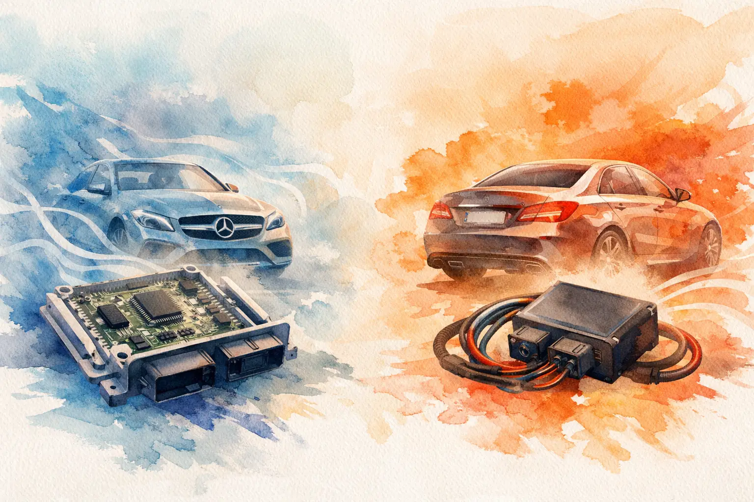 ECU Tuning vs Piggyback for Mercedes-Benz