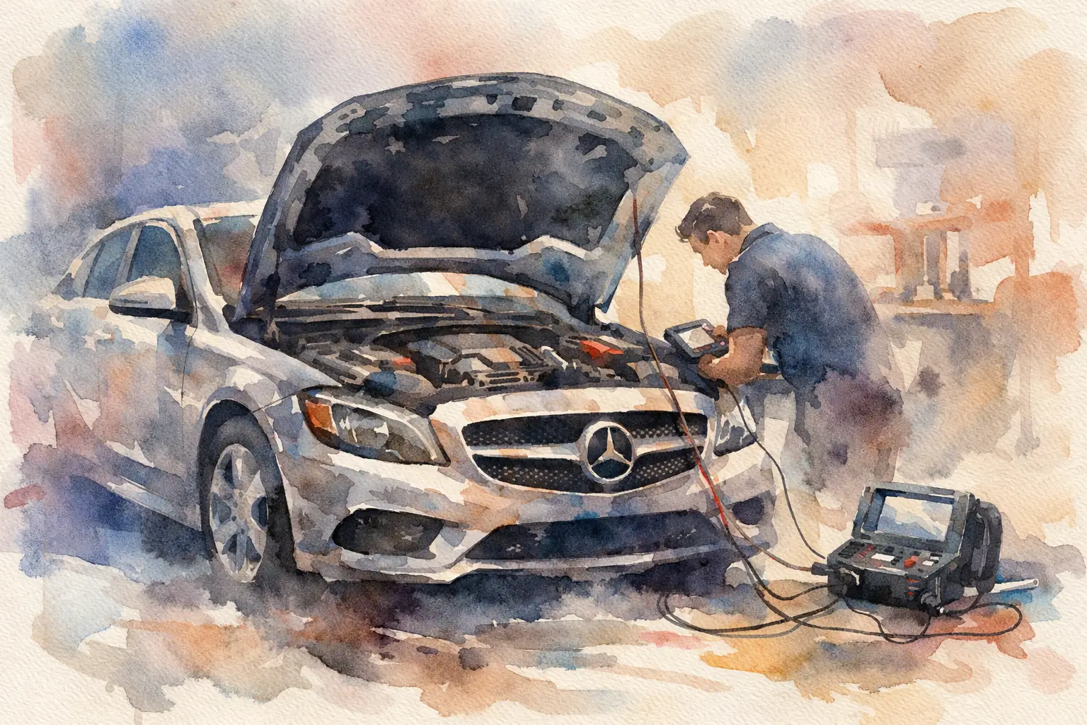 Mercedes No Start Diagnosis Example Explained