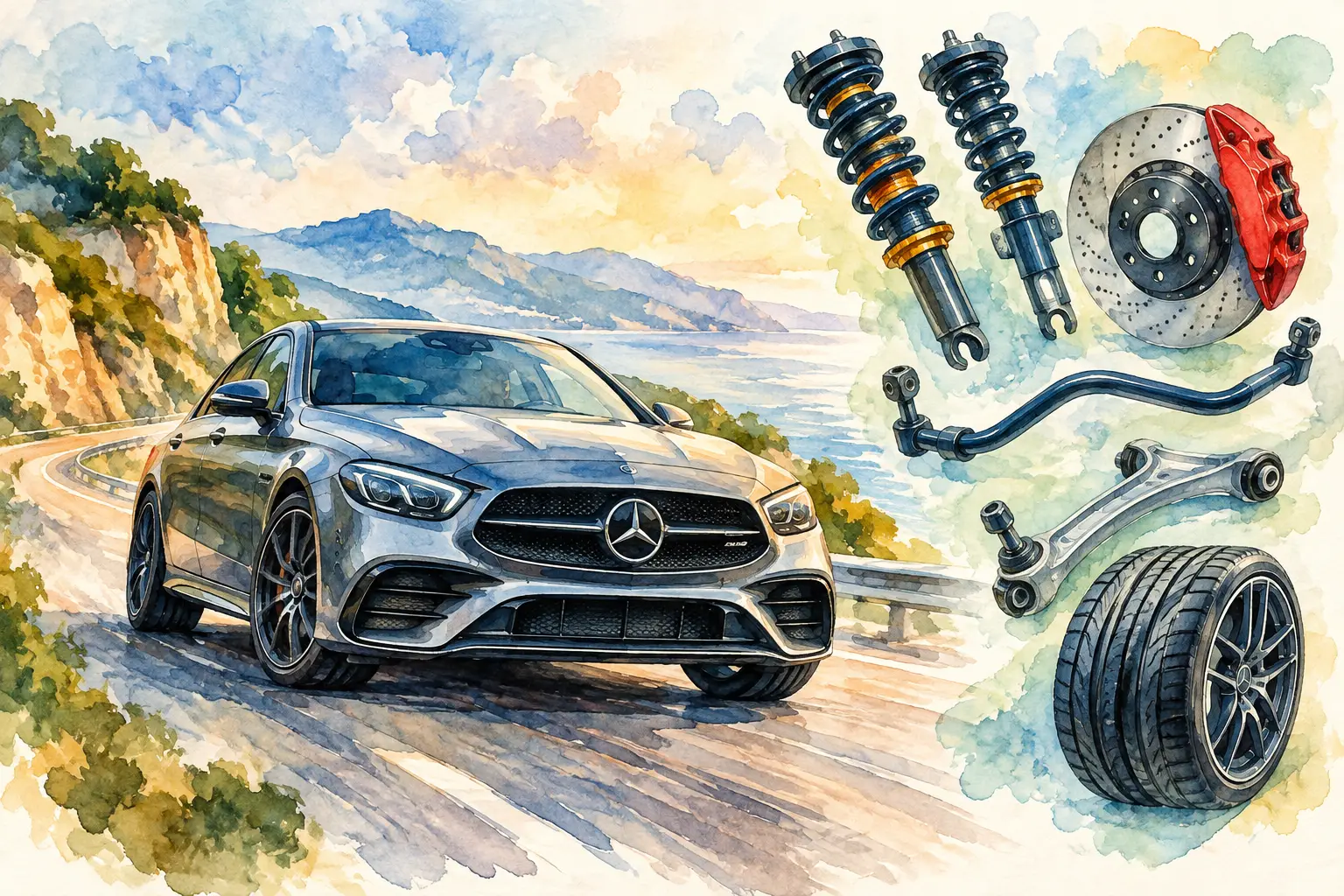 Best Upgrades for Mercedes Handling, Explained