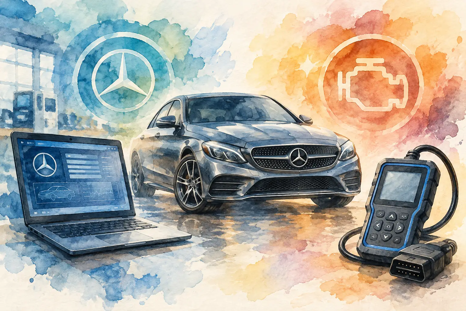 Star Diagnosis vs OBD: What Mercedes Owners Need