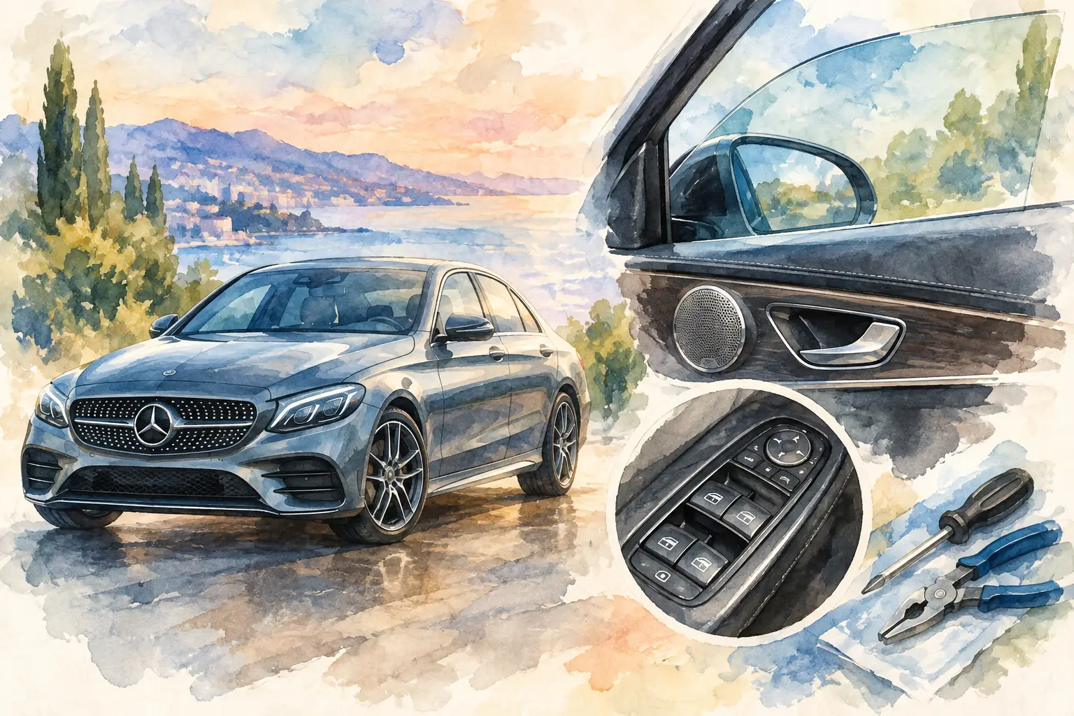 Why Mercedes Windows Malfunction and What to Check